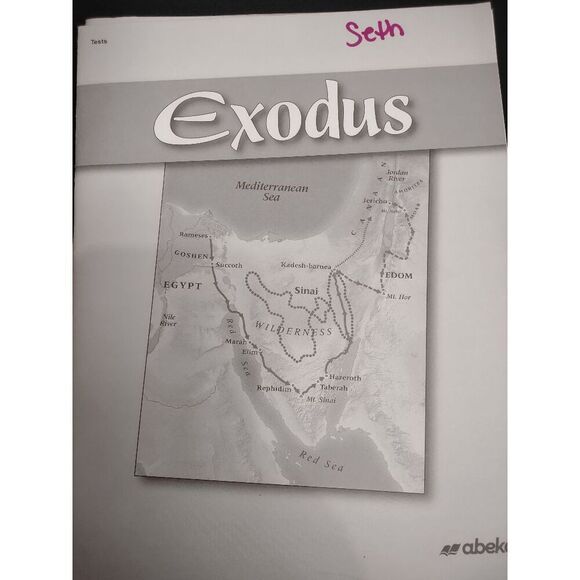 Homeschool Bible 7 Exodus / Life of Christ (Abeka, 7th Gr.) - Tests, Test Keys - Picture 4 of 6